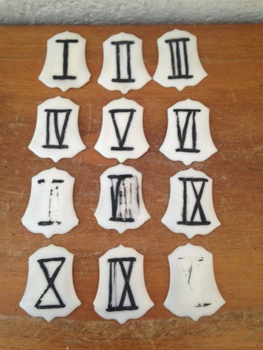 Plaques numéros chiffres - ,