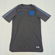 England Football Shirt Small Black Men's 100% Polyester Training Nike