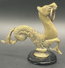 Hippocampe en bronze style
