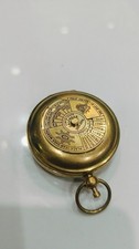 Marine Compass Antique Vintage Brass Pocket Compass Brass Nautical