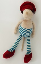 6004🌟35cm Doudou Peluche Souris Balthazar Et Valentine Moulin Roty