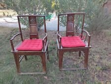 Anciens fauteuils chinois bois