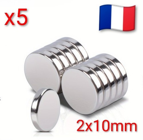 Aimant néodyme 2x10mm - aimant,