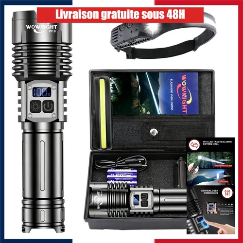 Lampe torche led rechargeable - lampe,