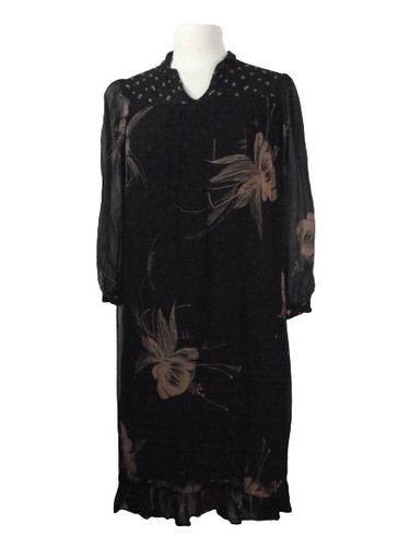Robe voile noir grandes - voile,
