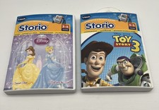Vtech Storio Interactive eReading Games Toy Story 3 & Disney Princess Bundle x 2