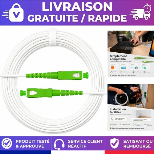 Câble fibre optique apc - câble,