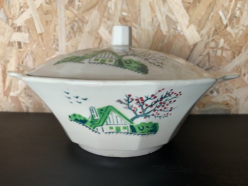 Ancienne grande soupière - grande,