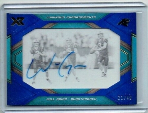 Will grier 2019 panini - will, xr