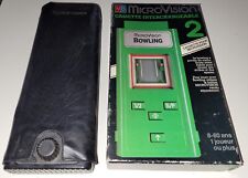 MicroVision Electronic Game + Bowling Cassette In Box - Good Condition
