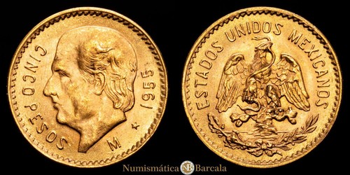 República mexicana pesos - 5,
