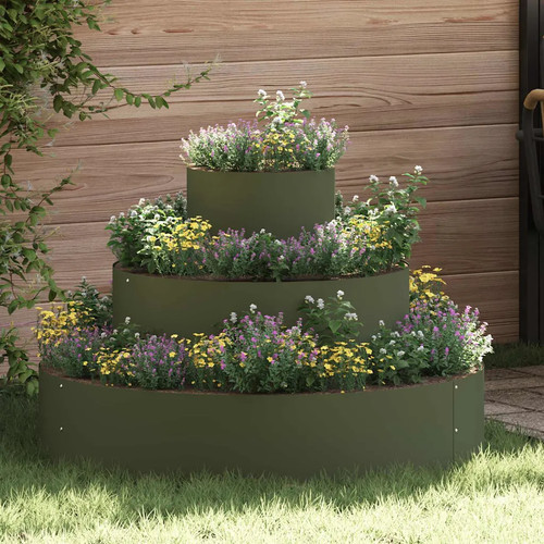 Cache pot jardin acier - cache-pot,