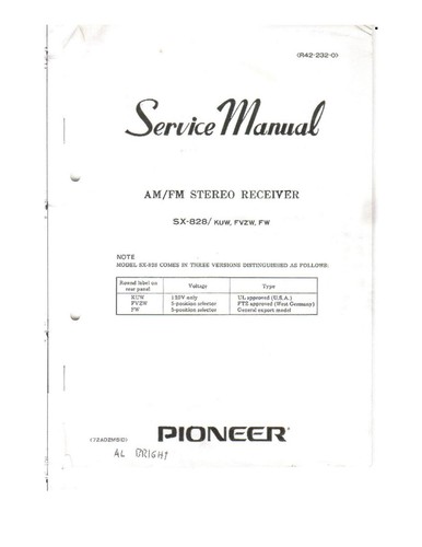 Manuel service pour pioneer - de,