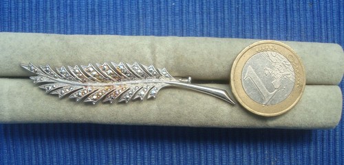 B34 broche vintage argent - broche,