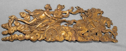 Plaque bronze ancienne - plaque,