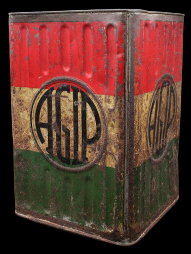 Ancien bidon italien boite - bidon,