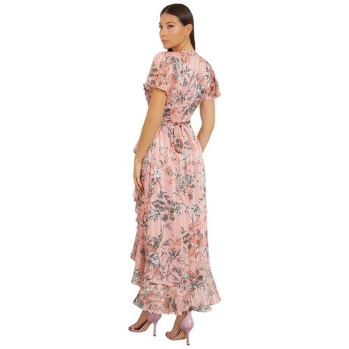 Guess robe longue rose - guess,