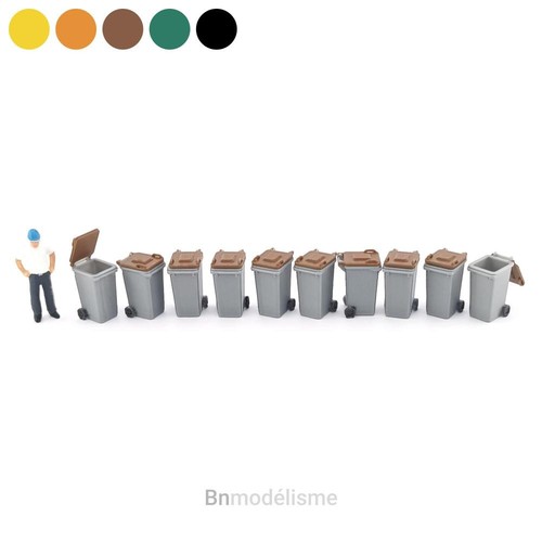 Lot petites poubelles - lot,