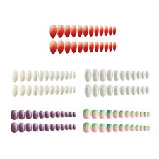 Lot de 24 faux ongles en