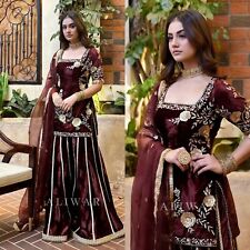 PAKISTANI INDIAN SALWAR KAMEEZ WEDDING DESIGNER BOLLYWOOD DRESS NEW PARTY WEAR