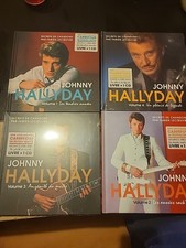 Johnny Hallyday 4 Livres CD 