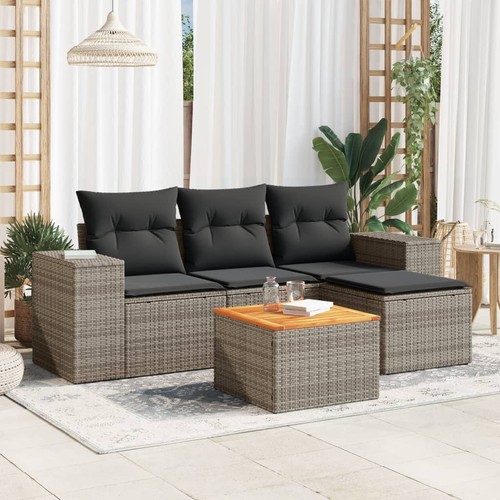 Salon jardin avec - de, coussins