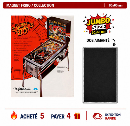 Magnet frigo james - magnet,