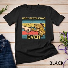 Mens Iguana Dad Funny Iguana Lizard Father Reptile Animal Unisex T-shirt