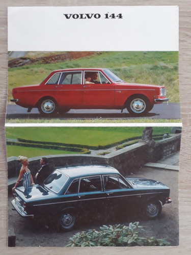 Volvo 144 brochure 1966 1800 - brochure,