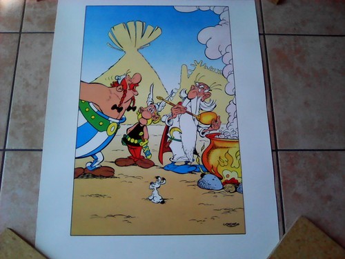Sérigraphie astérix obélix - sérigraphie,