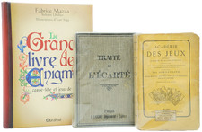 Lot de 3 livres anciens jeux &
