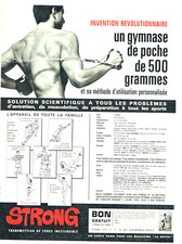 Advertising 0423 1964 Strong the Pocket Gym Bodybuilding