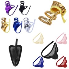 Mens C-String Thong Bulge Pouch Briefs Micro String Panties Lingerie Underwear