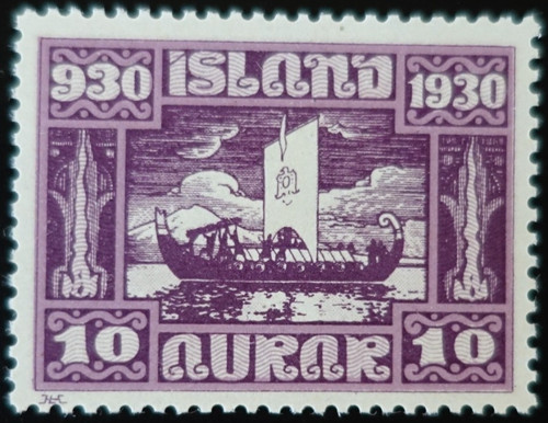 Timbre islande arrivée - islande,