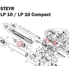 Steyr LP10 LP10-E LP 10 general maintenance O-rings seal kit