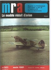 MRA N°501 LE CURTISS P-40 / A UNIVERSAL JOINT GREENHOUSE / DECALS