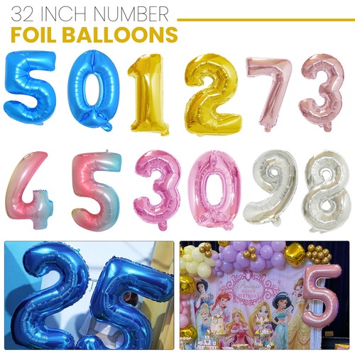 3cm numéro ballons air - 81.3cm,