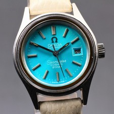 Vintage Exc+5 OMEGA Seamaster COSMIC 2000 Women's Automatic Watch 25mm Blue 1649