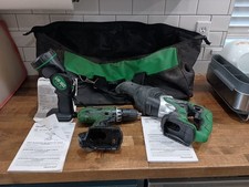HITACHI 18V CORDLESS DRILL & RECIPROCATING SAW (TOOLS ONLY) DS 18DFL CR 18DL