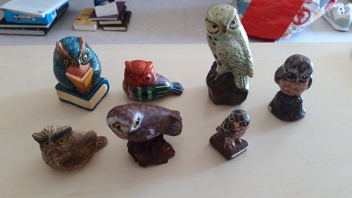 Lot figurines hiboux - figurines,