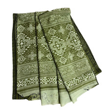 Robe verte femme évasée