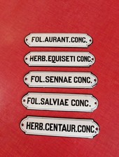 Plaque D'utilité Émaillée