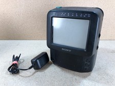 Sony FDT-5BX5 Color Watchman 5" CRT TV Aux Port Retro Gaming AM/FM