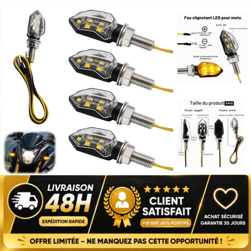 Clignotant moto led homologué - led,