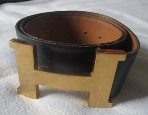 Ceinture boucle hermès - boucle, h