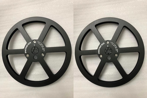 One pair black tape reel - one,