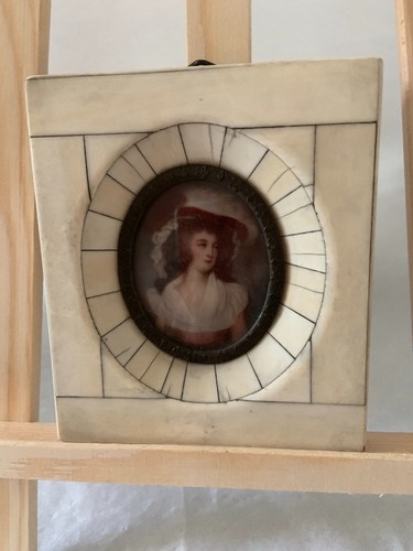 Peinture miniature ancienne - miniature,