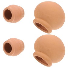  4 Pcs Mini Pots De Fleurs Jardinière Succulente Miniatures Petit