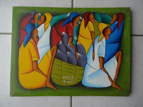 Tableau art naïf - tableau, toile