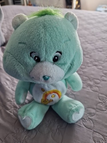 Peluche bisounours verte - verte, arc